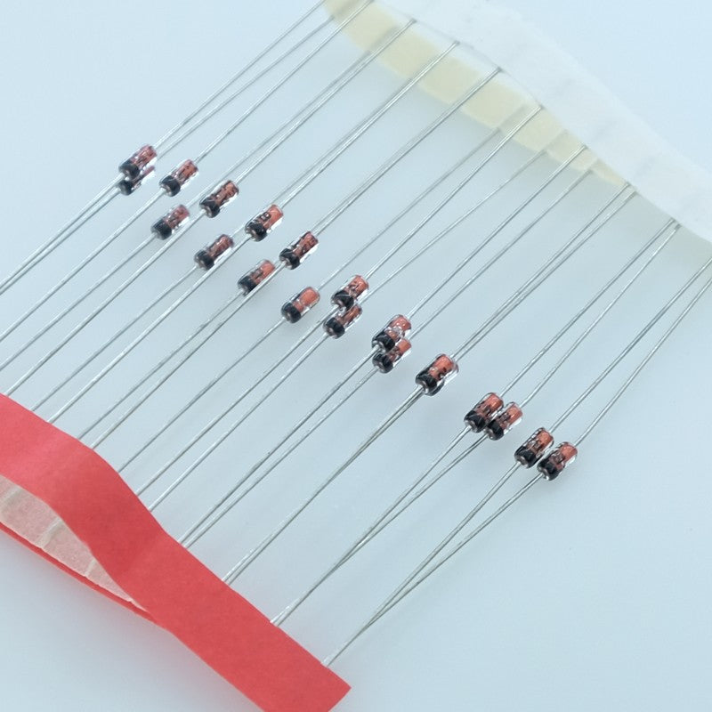 BAT43 Diode Schottky 30V 200mA DO-35 (lot de 20)