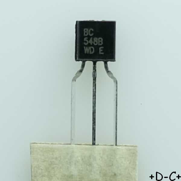 BC548B Transistor NPN 30V 100mA TO-92 Diotec - Distri-Compo