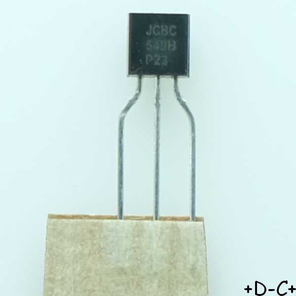 BC549B Transistor BJT NPN 30V 100mA 500mW TO-92 ONS RoHS