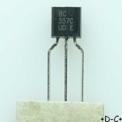 BC557C Transistor BJT PNP 45V 100mA 500mW TO-92 Diotec - Distri-Compo