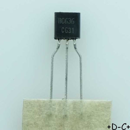 BC636 Transistor BJT PNP 45V 1A TO-92 ONS RoHS