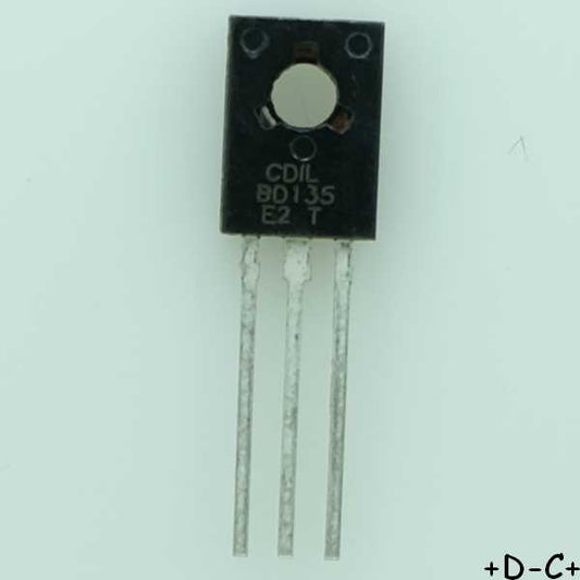 BD135 Transistor NPN 45V 1.5A TO-126 CDIL RoHS