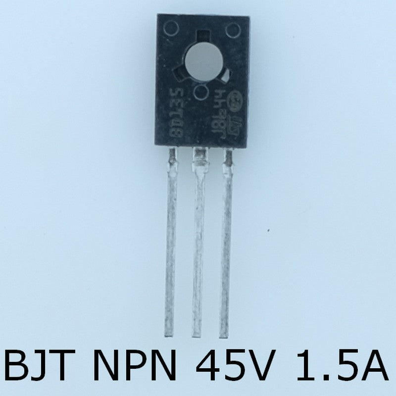 BD135 Transistor BJT NPN 45V 1.5A 1.25W TO-126 STM