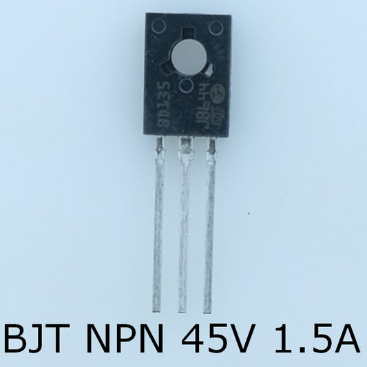 BD135 Transistor BJT NPN 45V 1.5A 1.25W TO-126 STM