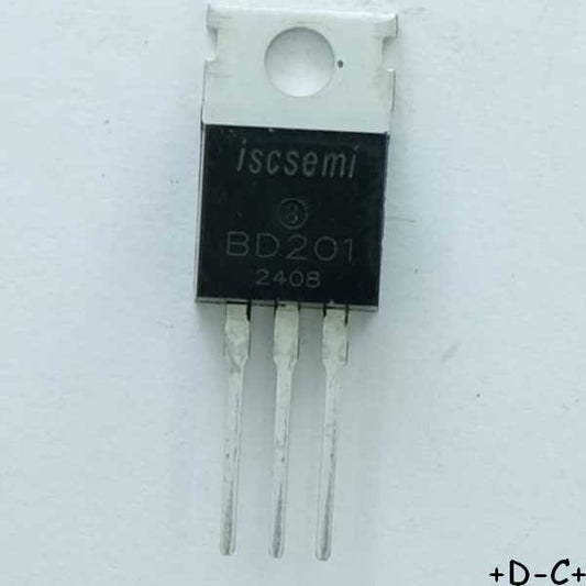 BD201 Transistor NPN 45V 8A TO-220 Inchange RoHS