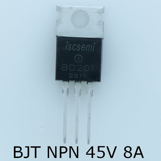 BD201 Transistor NPN 45V 8A TO-220 Inchange