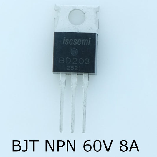 BD203 Transistor NPN 60V 8A 60W TO-220 Inchange
