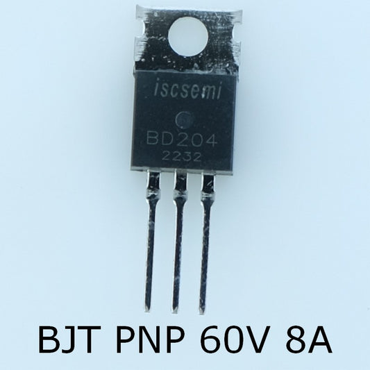 BD204 Transistor PNP 60V 8A TO-220 Inchange