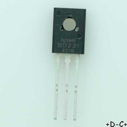 BD231 Transistor PNP 80V 1.5A TO-126 Inchange RoHS