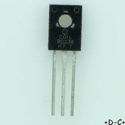 BD238 Transistor PNP 80V 2A TO-126 CDIL RoHS