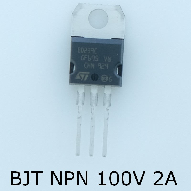 BD239C Transistor BJT NPN 100V 2A 2W TO-220 STM - Distri-Compo