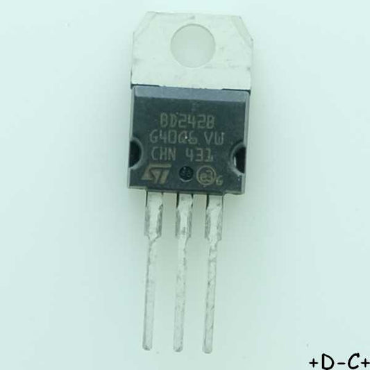 BD242B Transistor PNP 80V 3A TO-220 STM RoHS