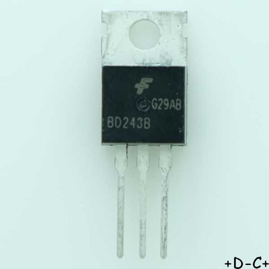 BD243B Transistor BJT NPN 80V 6A 65W TO-220AB Fairchild RoHS