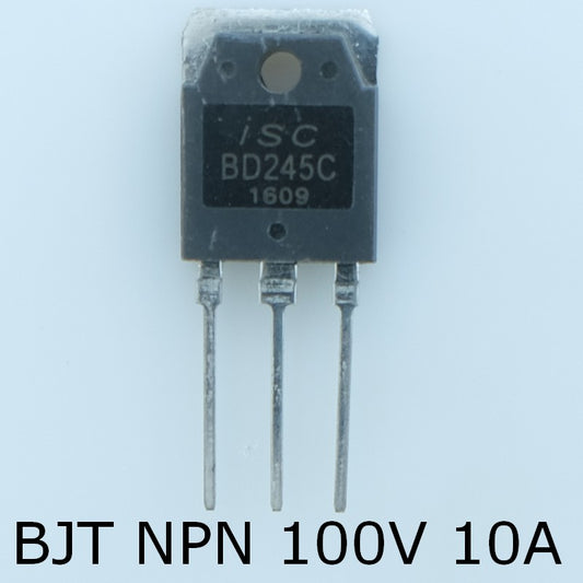 BD245C Transistor BJT NPN 100V 10A 80W SOT-93 ISC