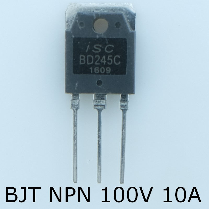 BD245C Transistor BJT NPN 100V 10A 80W SOT-93 ISC