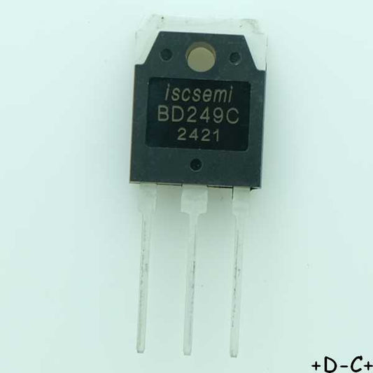 BD249C Transistor BJP NPN 100V 25A 125W SOT-93 Inchange RoHS