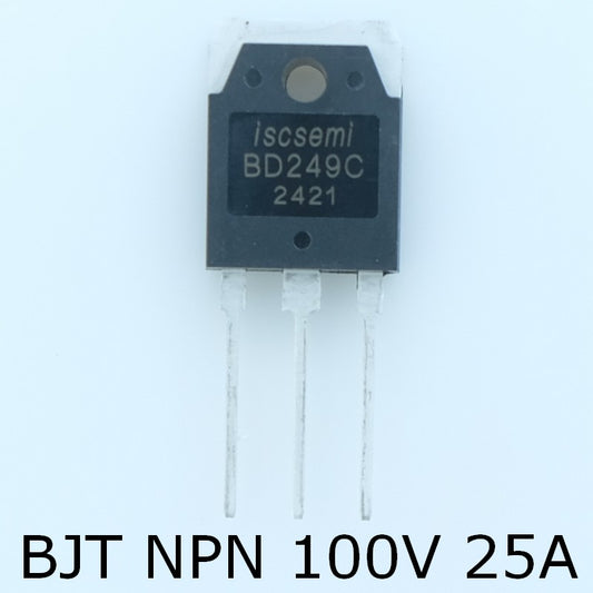 BD249C Transistor BJP NPN 100V 25A 125W SOT-93 Inchange