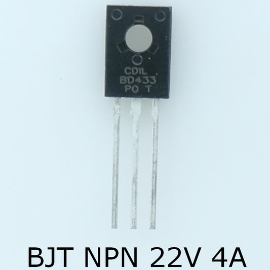 BD433 Transistor NPN 22V 4A 36W TO-126 CDIL