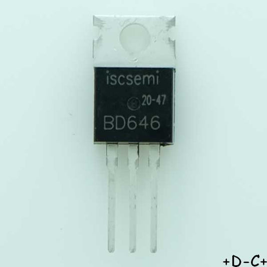 BD646 Transistor PNP 60V 8A TO-220 Inchange RoHS