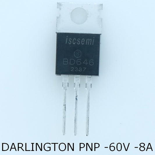 BD646 Transistor PNP 60V 8A TO-220 Inchange