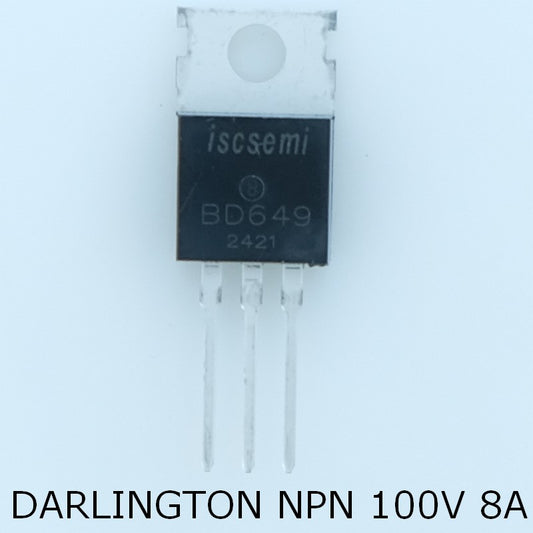 BD649 Transistor Darlington 100V 8A TO-220 Inchange