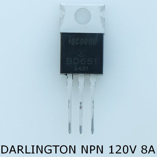 BD651 Transistor NPN Darlington 140V 8A TO-220 Inchange