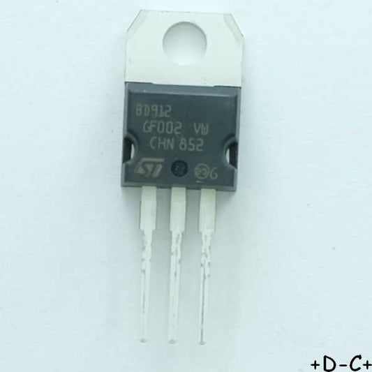 BD912 Transistor PNP BJT 100V 15A 90W STM RoHS