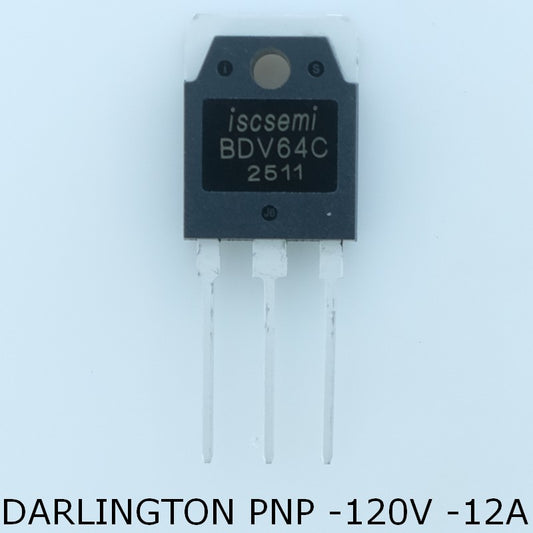 BDV64C Transistor PNP Darlin 120V 12A SOT-93 Inchange