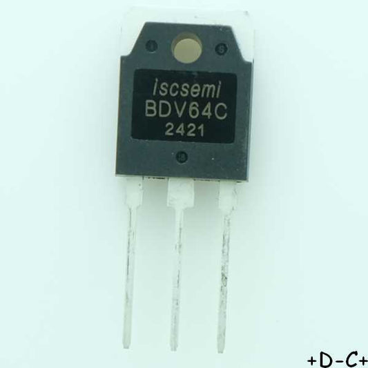 BDV64C Transistor PNP Darlin 120V 12A SOT-93 Inchange RoHS