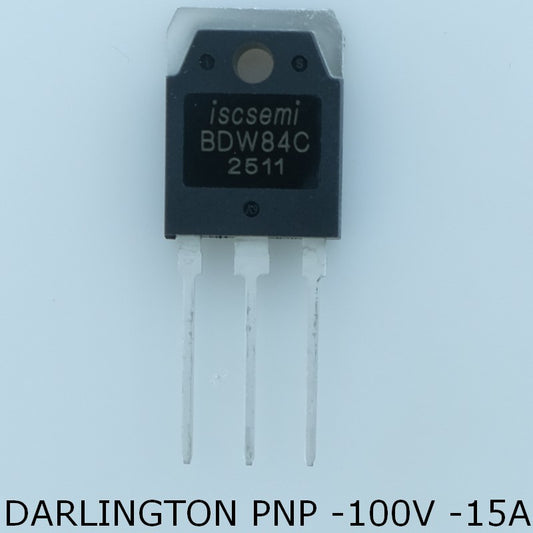 BDW84C Transistor Darlington PNP 100V 15A 150W TO-3P Inchange