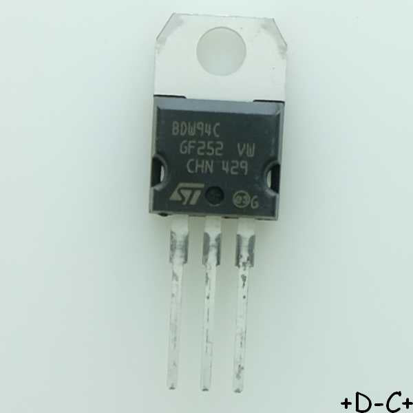 BDW94C Transistor PNP 100V 12A TO-220 STM RoHS - Distri-Compo