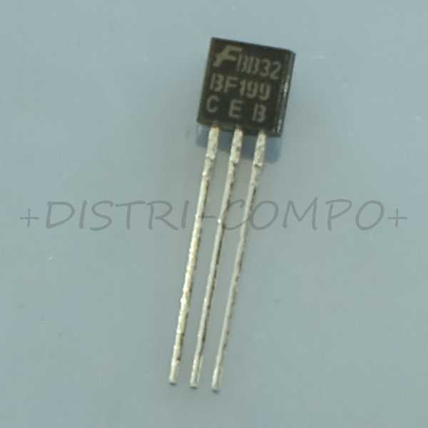 BF199 Transistor HF NPN 25V 100mA TO-92 Fairchild RoHS