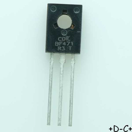 BF471 Transistor HF NPN 300V 30mA TO-126 CDIL RoHS