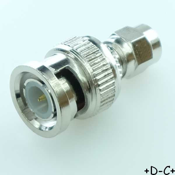 Adaptateur SMA mâle vers BNC mâle