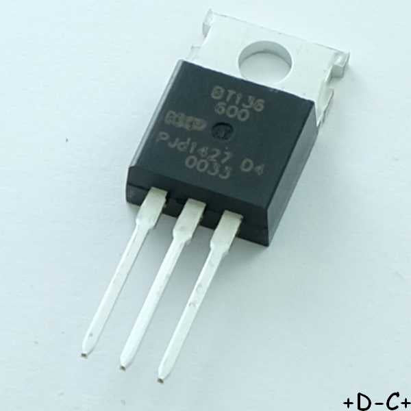 BT136-600 Triac 600V 4A 35mA TO-220 NXP RoHS