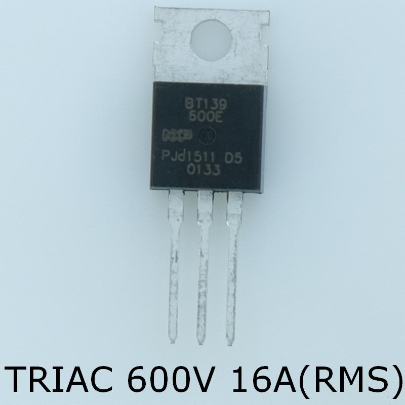 BT139-600E Triac 600V 16A WeEn TO-220AB - Distri-Compo