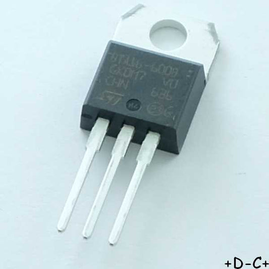 BTA16-600BRG Triac 600V 16A 50mA TO-220 STM RoHS