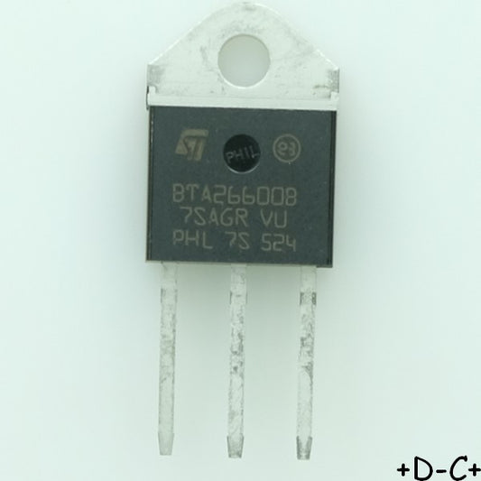 BTA26-600BRG Triac 600V 25A 50mA TOP-3 STM RoHS