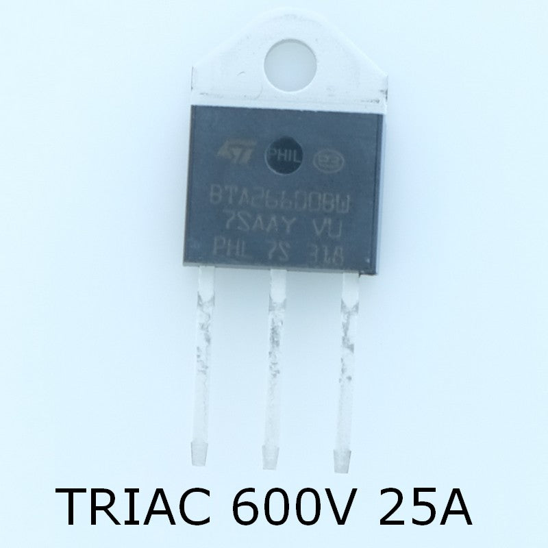 BTA26-600BWRG Triac 600V 25A 50mA Snubberless TOP-3 STM