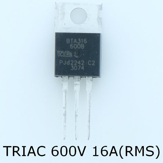 BTA316-600B Triac 600V 150A TO-220AB WeEn Semiconductor - Distri-Compo