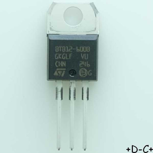 BTB12-600BRG Triac 600V 126A TO-220AB STM RoHS