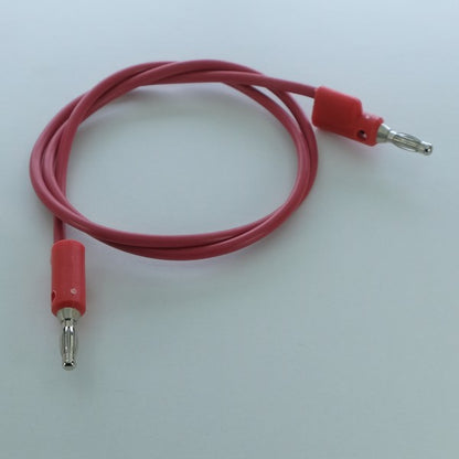 Cordon de test fiches bananes 4mm empilables 18AWG Rouge 60cm BU-PB24-2 Mueller