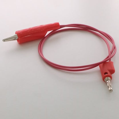 Cordon fiche banane 4mm vers pince crocodile rouge 60cm BU-2030-A-24-2 Mueller