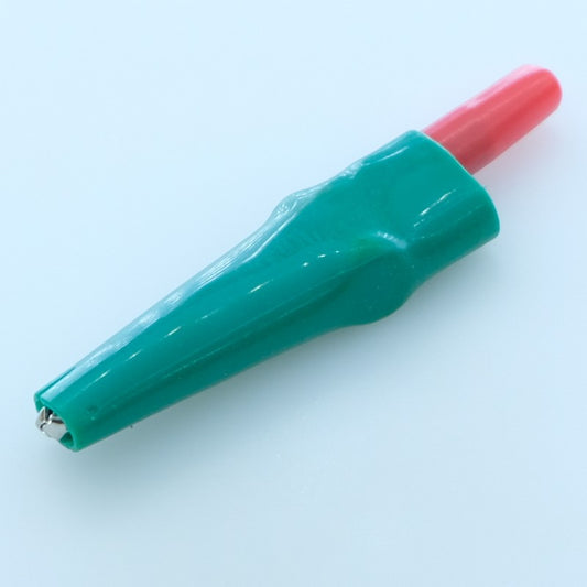 Clips de test vert isolé Alligator 10A BU-63-5 Mueller - Distri-Compo