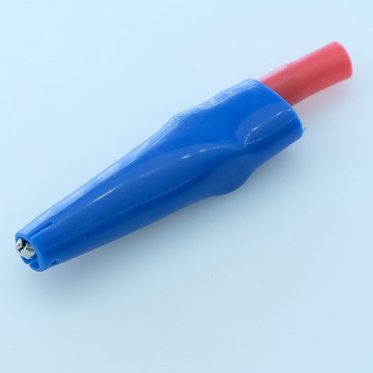 Pince de test Alligator bleue isolée 10A BU-63-6 Mueller - Distri-Compo