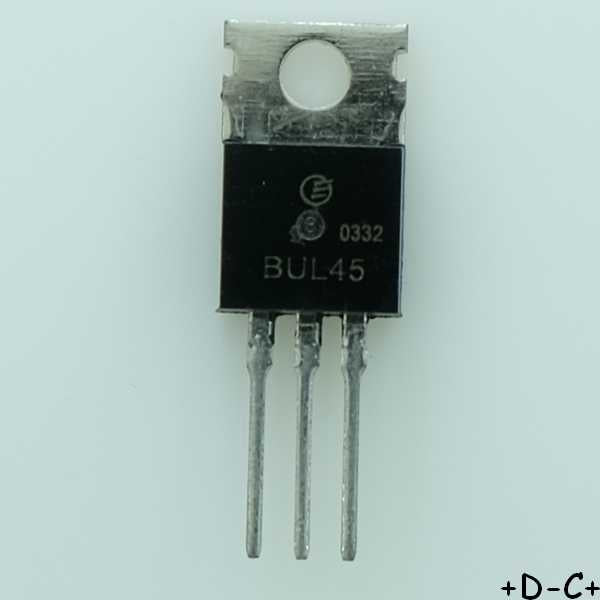 BUL45 Transistor NPN 400V 5A TO-220 Inchange