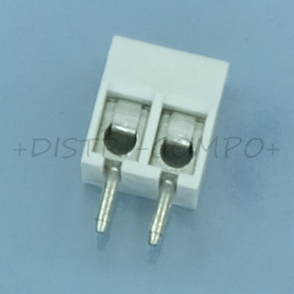 Bornier 2 positions 3.5mm 6A 250VAC 7x8.2mm KRMC02 Lumberg