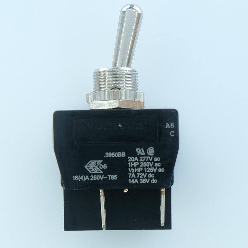 Commutateur à levier ON-OFF DPST 16A 250V C3950BBAAA Arcolectric - Distri-Compo
