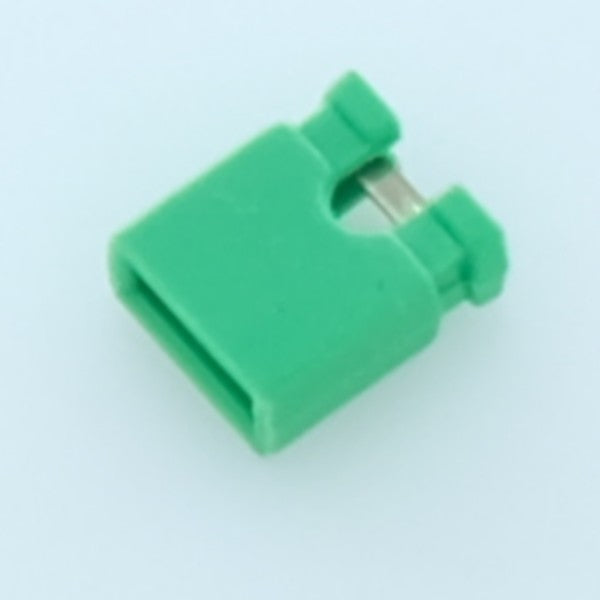 Cavalier 2.54mm ouvert vert 3A Garry - Distri-Compo