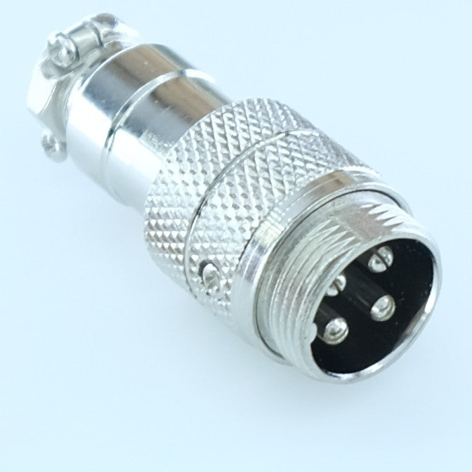 Fiche 4 broches mâle microphone radio - Distri-Compo